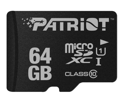 Karta pamięci PATRIOT microSD 64GB 80MB/s PSF64GMDC10
